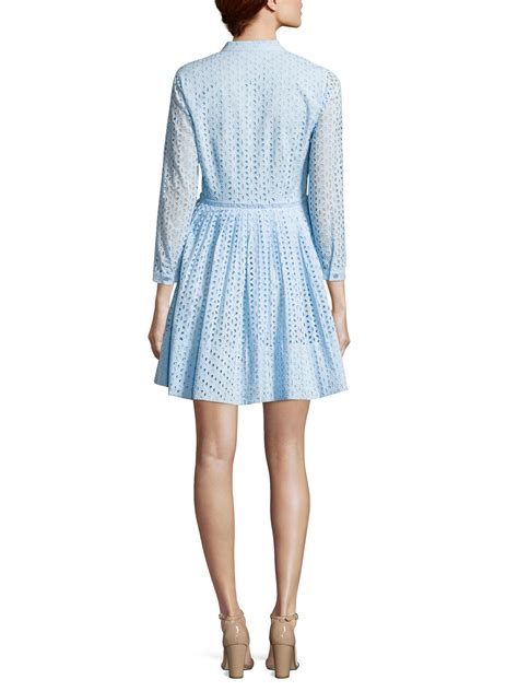 michael kors daisy eyelet dress|Eyelet Cotton Shirtdress .